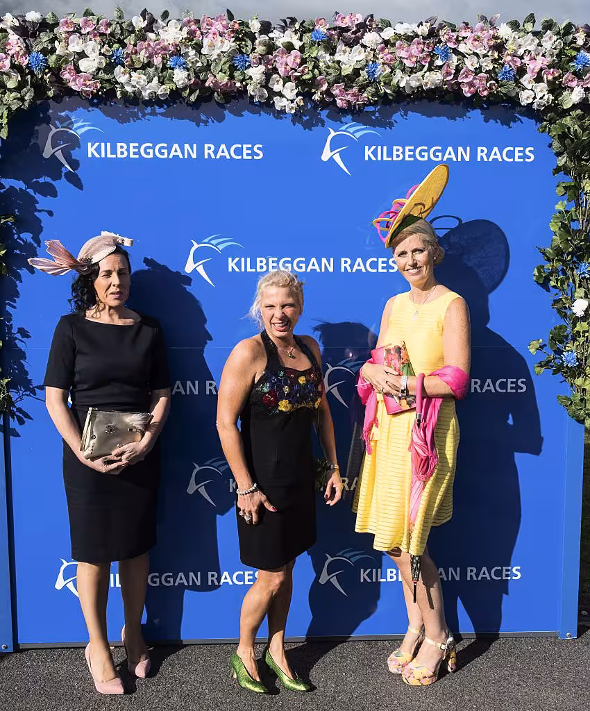 Pictured at the Best Dressed Lady competition at Kilbeggan Races 2017. It was judged by Darren Kennedy and Alison Roe and sponsored by Wineport Lodge. Photo by Paul Sherwood Photography